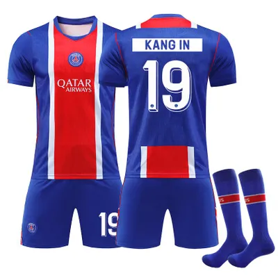 Produktbild von #19 KANGIN 26-27 Paris Saint-Germain (Champions League)football jersey for Kids and Adults SIZE:XS