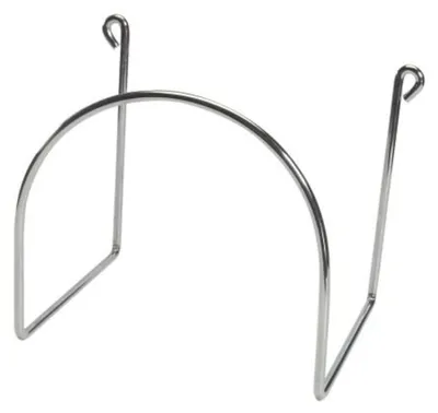 Produktbild von Schlauchhalter Schlauchaufroller Wandhalterung - Verchromter Stahl - Chrom - Für Gartenschlauch und Saugschlauch