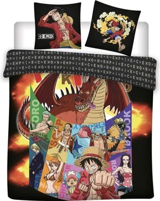 Immagine prodotto di ONE PIECE - Punk Hazard - Set di biancheria da letto 200X200 - 100% microfibra per due persone