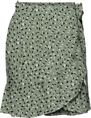 Produktbild von ONLY Kurzer Wickel Rock Falten Skirt mit Stretch Bund & Bindegürtel ONLOLIVIA Größe: S