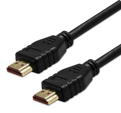 Image de Câble vidéo HDMI M - HDMI M, HDMI 2.1 - Ultra High Speed, 1m, connecteurs plaqués or, noir, 8K@60Hz, 48Gbps