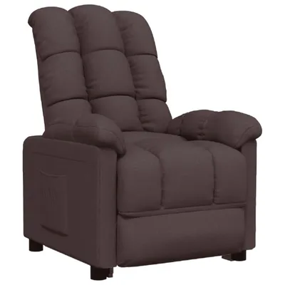 Immagine prodotto di Recliner in tessuto marrone scuro