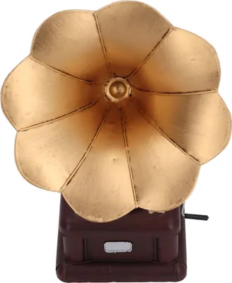 Zdjęcie produktu dla Vintage fonograf, europejskie ozdoby, gramofon, dekoracyjny żelazny model gramofonu, sztuka i rzemiosło dla domu