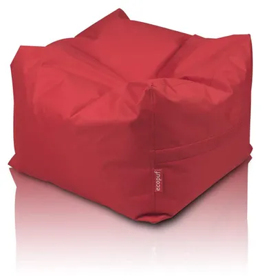 Produktbild von Ecopuf Sitzsack für den Außenbereich, aus Polyester, Wasserdicht, Rot Nc12
