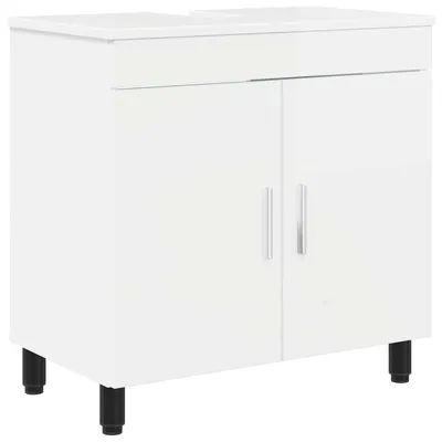 Immagine prodotto di Mobiletto da bagno Bianco Lucido 60 x 35 x 60 cm