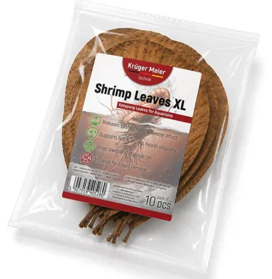 Produktbild von Kruger Meier Shrimp Leaves XL - Ketapangblätter 10 Stück