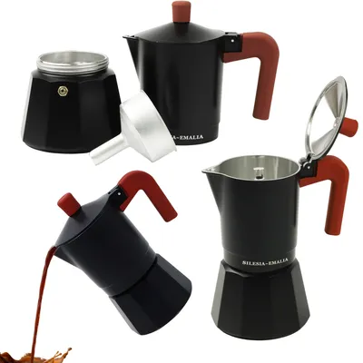 Produktbild von Classic Kaffeemaschine Kaffeekanne Espressomaschine Für 3 Tassen Kaffee (150 Ml)