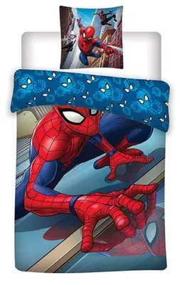 Immagine prodotto di Set di biancheria da letto Spiderman 80 x 80 cm + 135 x 200 cm 100% cotone