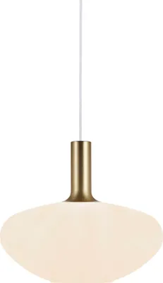 Image de Alton Lampe à suspendre Ø 35 cm Blanc opalin / Noir