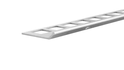 Obrázek produktu pro DL1-X schodová lišta s drenážními otvory ACARA, hliník, 10 mm, 2,5 m