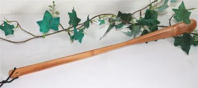 Produktbild von Schuhlöffel 001 hellbraun Bambus 55 cm lang Holz Bambus