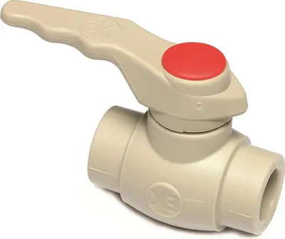 Obrázek produktu pro Kohout kulový plastový Wavin Ekoplastik PPR d50
