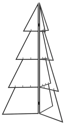 Immagine prodotto di vidaXL Albero di Natale in metallo KUOPIO, 100 cm, acciaio, nero