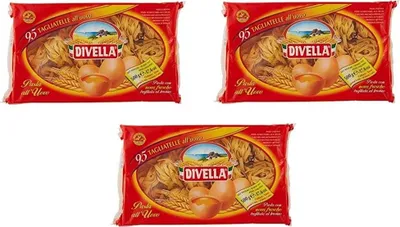 Produktbild von 3x Divella Tagliatelle all'uovo n. 95 Nudeln mit ei 500 g