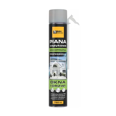 Zdjęcie produktu dla Piana nieskoprężna wężkowa Bausolid 750 ml