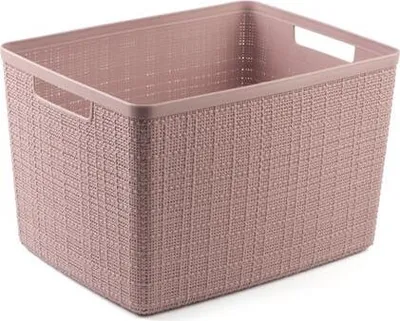 Zdjęcie produktu dla Curver Opbergmand Jute-Look 20L Roze