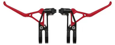Produktbild von Mountainbike-Bremslenker, Fahrrad, Aluminiumlegierung, Bremshebelgriff, verstellbar, Schwarz, Rot