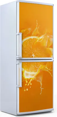 Produktbild von Kühlschrankdekoration 70x180 cm Aufkleber auf dem Kühlschrank - Farbige Früchte