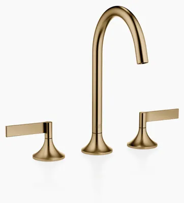 Immagine prodotto di Dornbracht VAIA Mélangeur de lavabo à trois trous avec vidage, poignée à levier, saillie 168mm, 20713819-39, 20713819-39