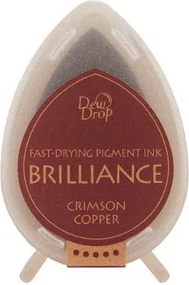 Produktbild von Tsukineko | Brilliance dew drop ink pad Crimson copper