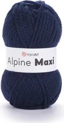 Zdjęcie produktu dla Yarn Art Alpine Maxi 674 Navy Blue Przędza dziewiarska