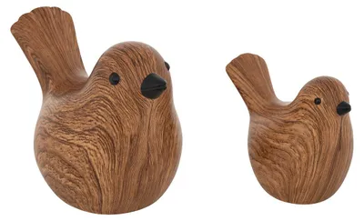 Zdjęcie produktu dla Ceramiczne ptaki dekoracyjne, 2 szt.