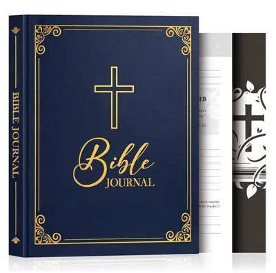Produktbild von Gebetstagebuch für Männer, Christliche Bibel Study Journal, 3 Monate, Religiöses Notizbuch, Katholisch, Englisch, Blau