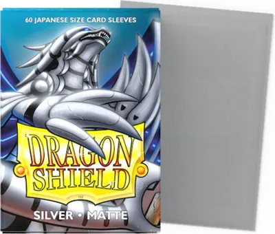 Immagine prodotto di Manicotti Dragon Shield - Argento opaco (60 manicotti)