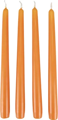 Produktbild von Spitzkerzen Orange 12er Set 250/23mm Wenzel Kerzen, 12 Stück