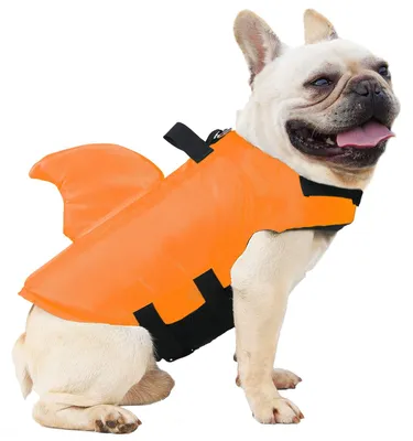 Produktbild von Schwimmweste Hund Rettungsweste Hunderettungsweste - Auftrieb - Signalfarbe - Blau, Größe M