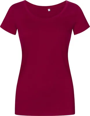 Produktbild von X.O Deep Scoop T-Shirt Plus Size Damen, Himbeere, XXL