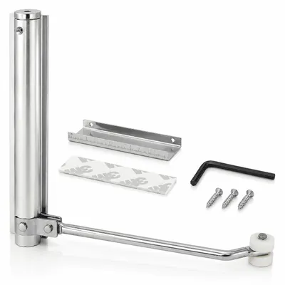 Produktbild von MidGard Türschließer automatisch aus Aluminiumlegierung, für Innentüren und Außentüren bis 20 kg besten geeignet - Korrosionsbeständig, inkl. Schraub