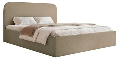 Produktbild von Selsey Sonvivo - Polsterbett 180x200 mit Bettkasten, Chenille, dunkelbeige