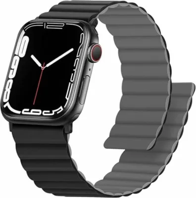 Image de Swissten - Wave Magnetic Apple Watch 42-49mm (noir/gris)