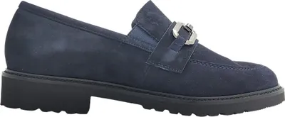 Imagen del producto de Semler Bärbel: Zapatos de mujer, zapatos planos, pantuflas, color azul, para uso diario