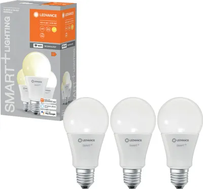 Produktbild von LEDVANCE SMART+, Intelligentes Leuchtmittel, WLAN, Weiß, LED, E27, Warmweiß
