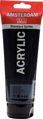 Produktbild von Amsterdam Standard Series Acrylfarbe Tube 250 ml Lampenschwarz 702