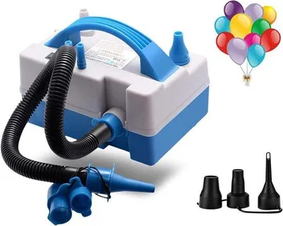 Produktbild von Elektrische Luftballonpumpe für Schwimmbad - Blauer Opblaasbare Boot Ballonpumpe