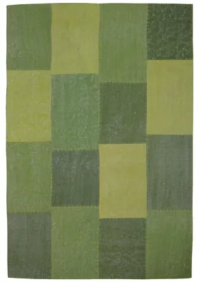 Immagine prodotto di Tappeto Vintage Lyrical 100 in Cotone Patchwork Verde