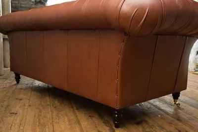 Zdjęcie produktu dla Sofy tapicerowane Chesterfield luksusowa sofa 3-osobowa skórzane kanapy XXL