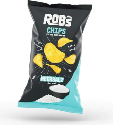 Produktbild von ROB'S CHIPS Originals Kartoffelchips WIE SIE SEIN SOLLTEN 6x 120g Meersalz