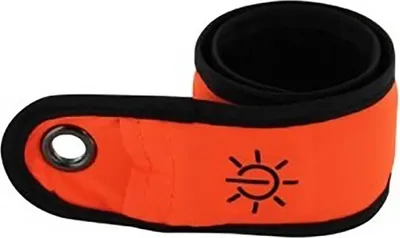 Produktbild von Wantalis, Leuchtendes LED Armband Modell Illumin8 Reflektierend, Orange