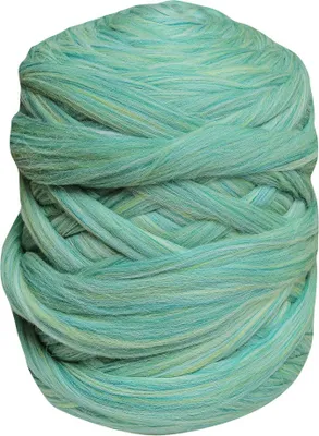 Produktbild von 1m Filzwolle meliert Märchenwolle Merino Nassfilzen Trockenfilzen Meterware