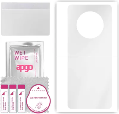 Produktbild von apgo Rückseite Schutzfolie, klar, kompatibel mit Cubot Max 3, Hinten Hydrogel-Displayschutzfolie mit Positionierhilfe, kratzfest, einfache Montage