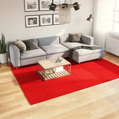 Produktbild von "im Angebot" Teppich OVIEDO Kurzflor Rot 200x280 cm - Designerteppiche CC17241