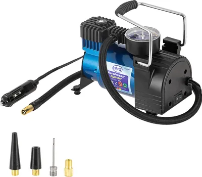 Obrázek produktu pro alca® Kompresor do auta mini elektrické vzduchové čerpadlo, 12V vzduchový kompresor, 21 barů, zapalovač cigaret