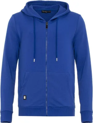 Produktbild von Redbridge Herren Kapuzensweatjacke mit Logopatch Saxeblau 4XL