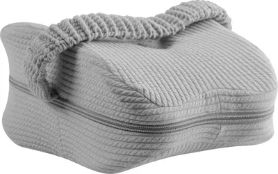 Produktbild von Orthopädisches Kniekissen aus Memory-Schaum Grau - Beinkissen zum Schlafen | Kissen für Seitenschläfer | Ergonomisches Seitenschläferkissen - 24 x 24