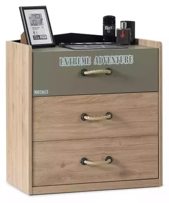 Image de Commode Armoire Bois Commodes Meubles pour enfants Sideboard Design Vert Luxe