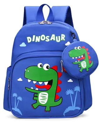 Produktbild von Kinderrucksack Kindergartenrucksack Kleinkinderrucksack - 30 x 14 x 23 cm - Oxford-Gewebe - Mit Dinosaurier, Hase und Einhorn-Motiv - Für Kindergarten und Ausflug
